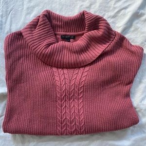 Banana Republic Factory • Dusty Pink Cable-Knit Sweater
